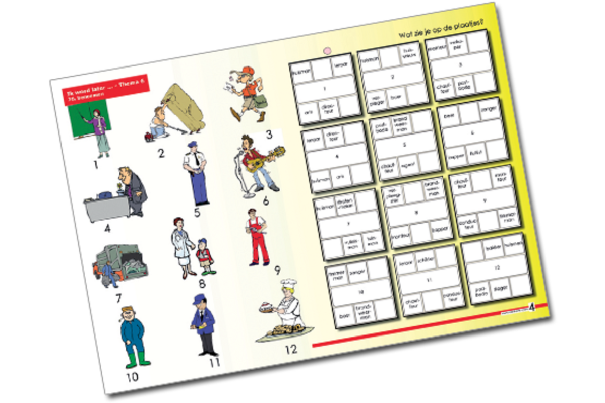 Taalkaarten groep 4 (set van 120 kaarten)