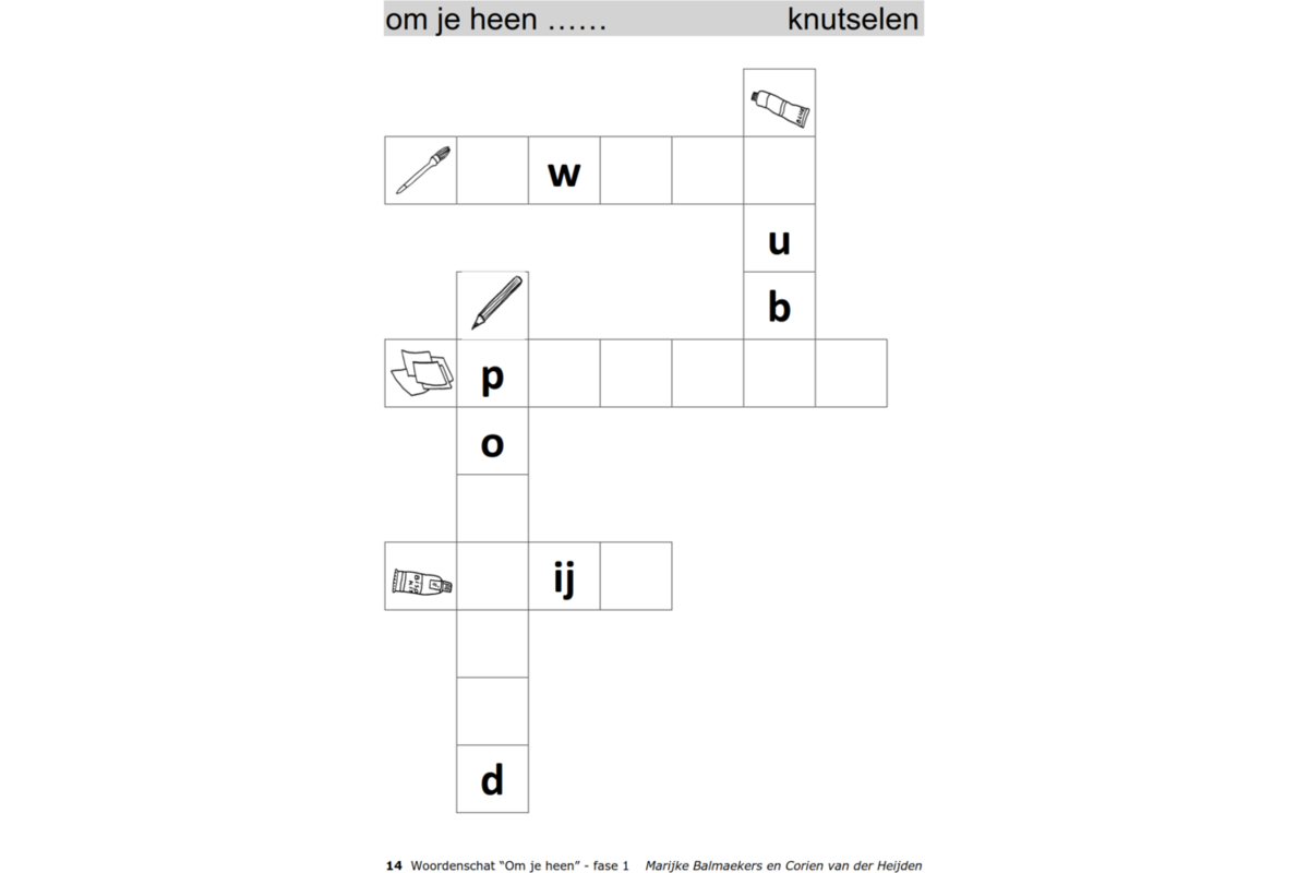 Woordenschat fase 1 (5 stuks)