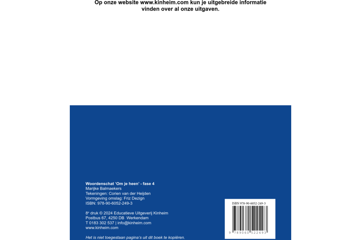 Woordenschat fase 4 (5 stuks)
