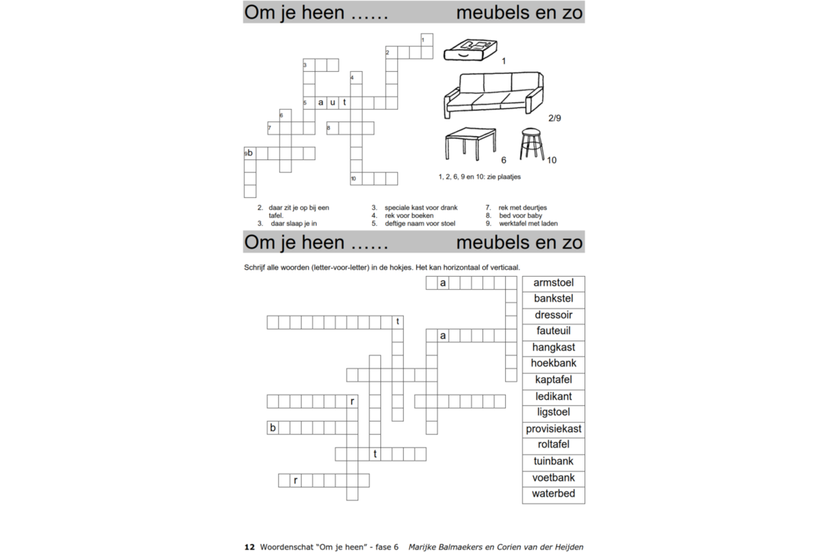 Woordenschat fase 6 (5 stuks)