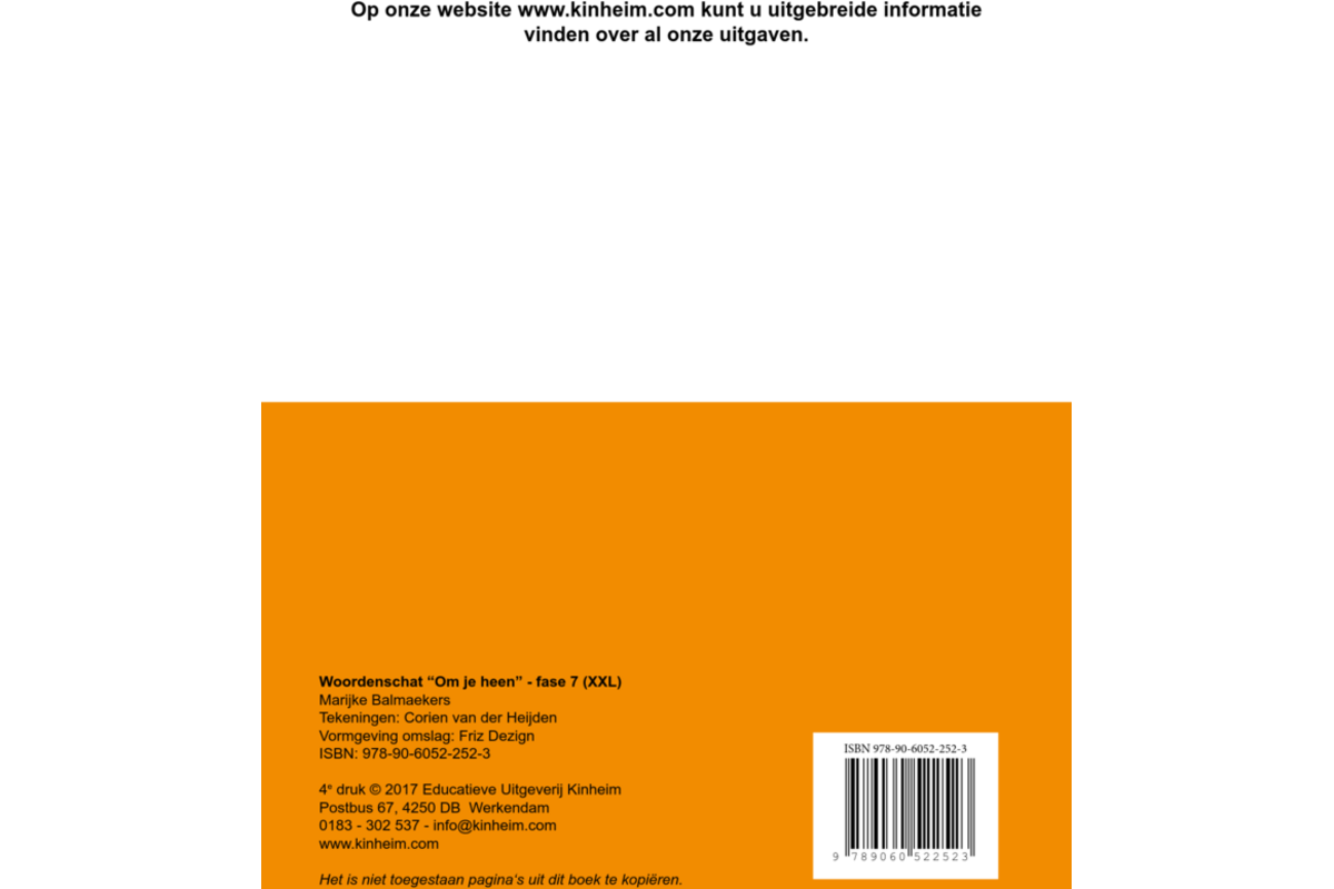 Woordenschat fase 7 (5 stuks)