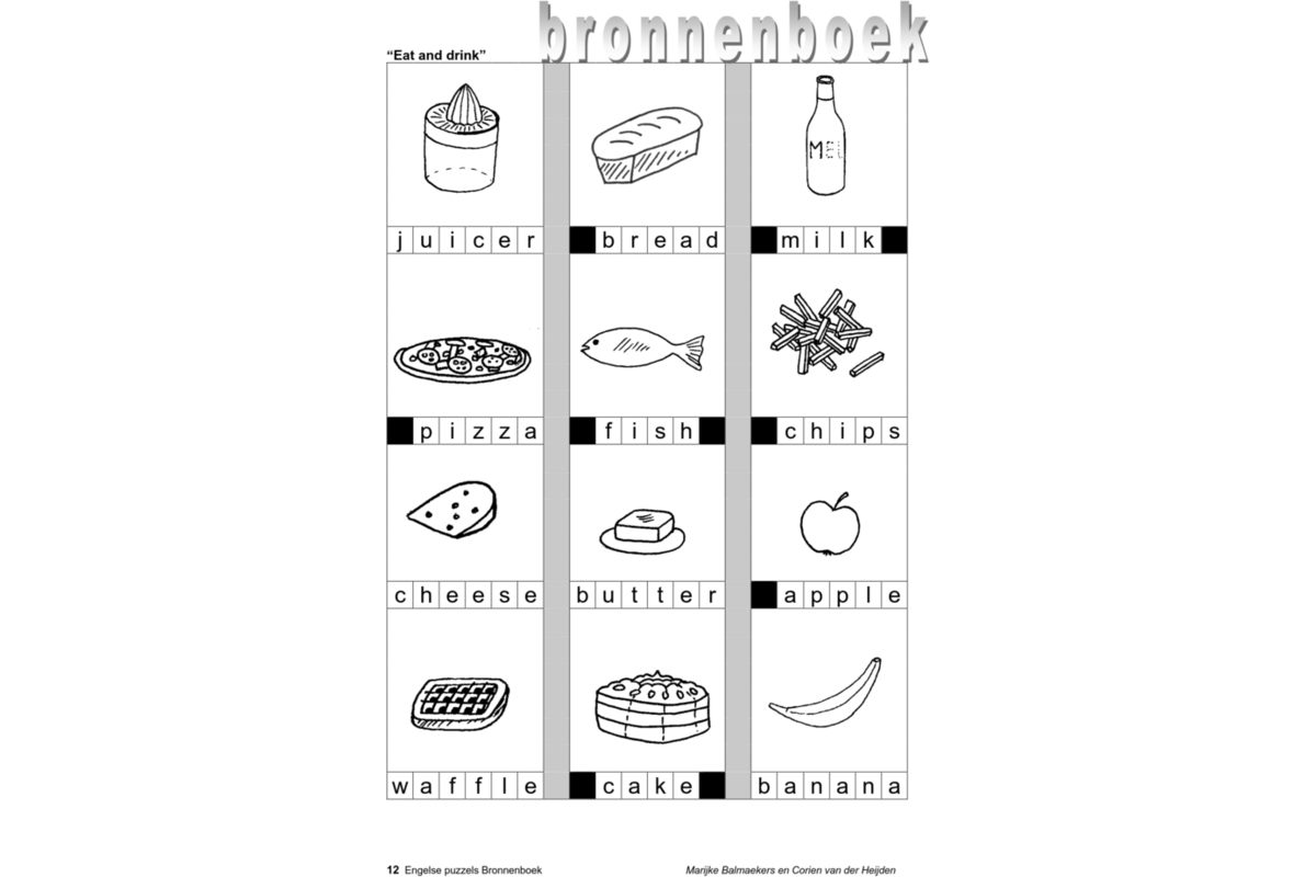 Engelse puzzels bronnenboek (5 stuks)