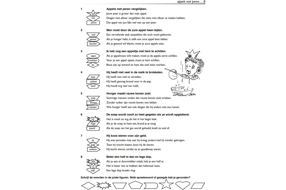 Spreekwoorden & Gezegden (5 stuks)