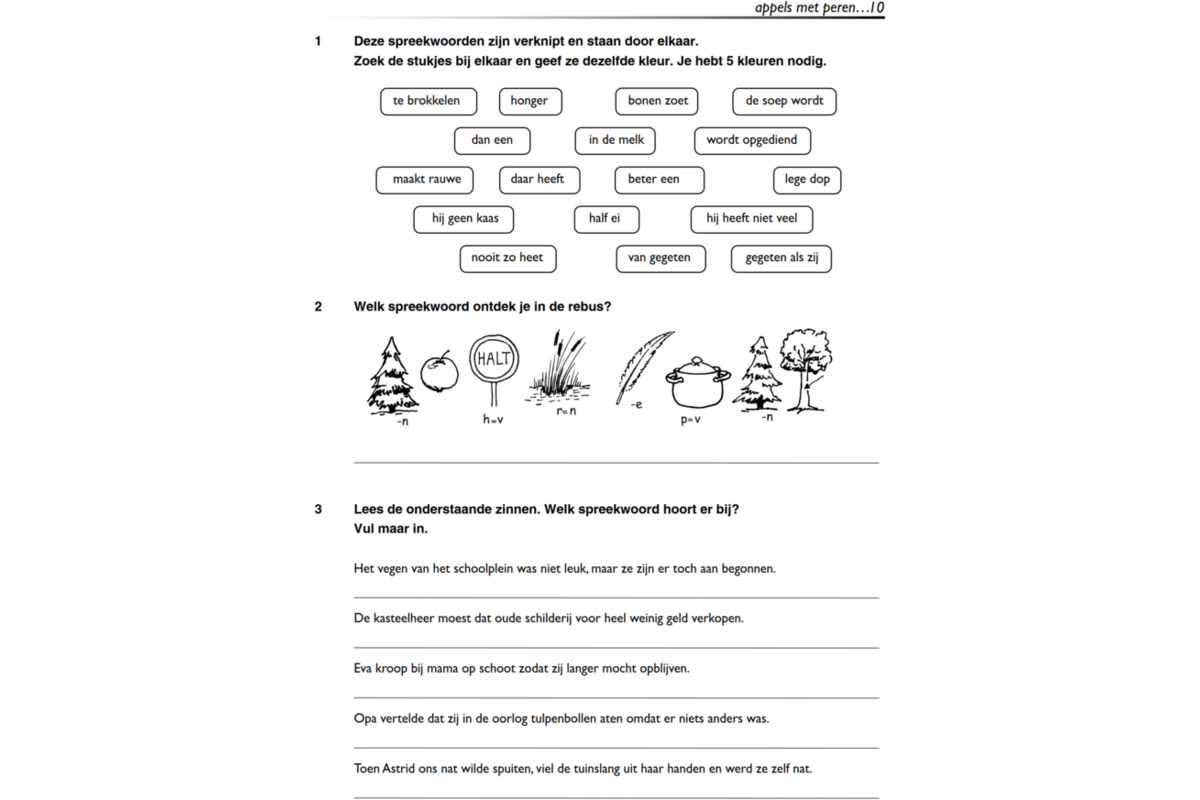 Spreekwoorden & Gezegden (5 stuks)