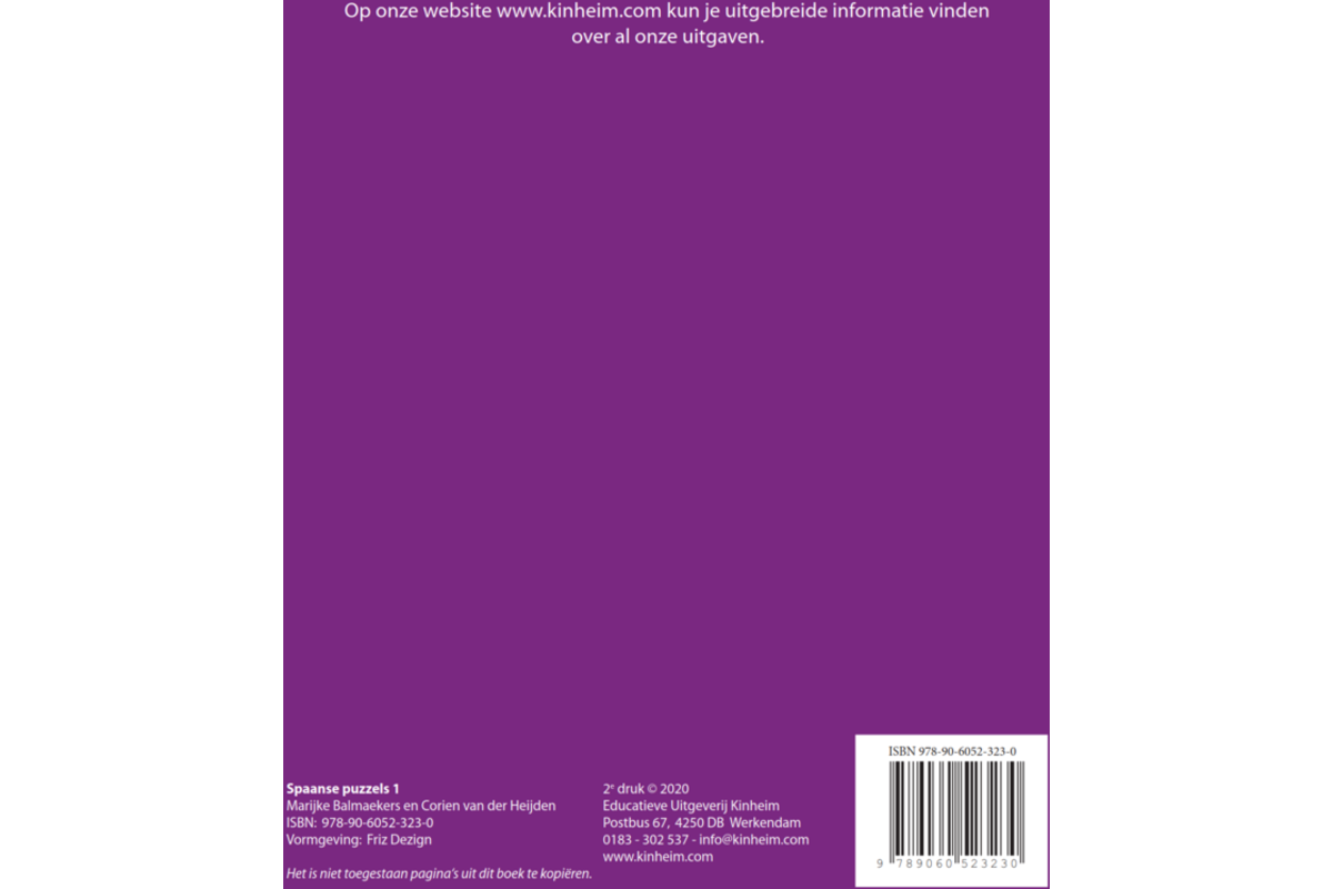 Spaanse puzzels 1 (5 stuks)