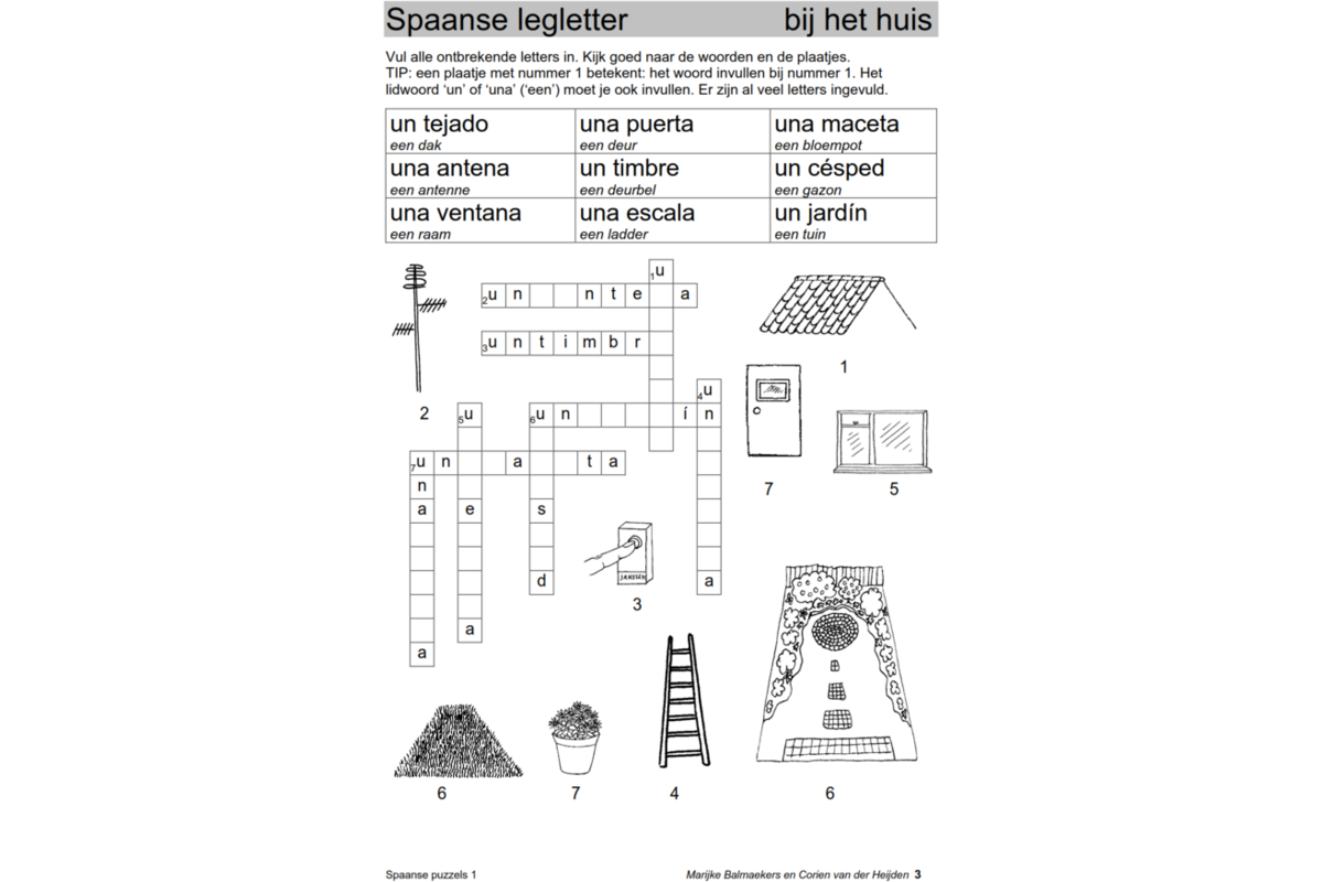 Spaanse puzzels 1 (5 stuks)