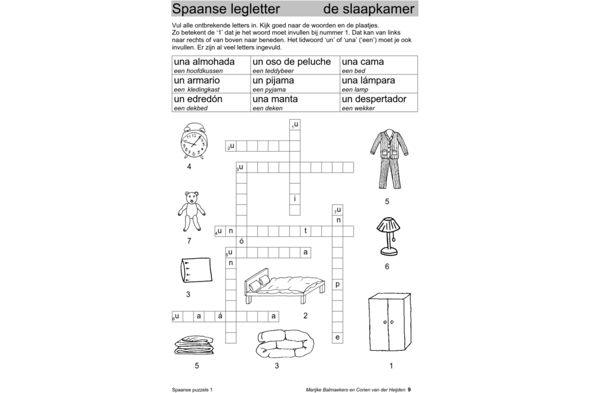 Spaanse puzzels 1 (5 stuks)