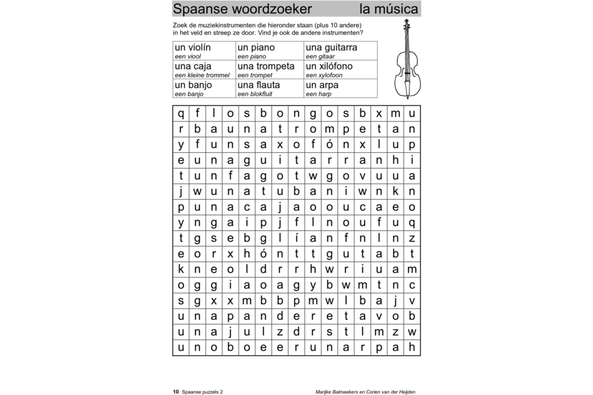 Spaanse puzzels 2 (5 stuks)