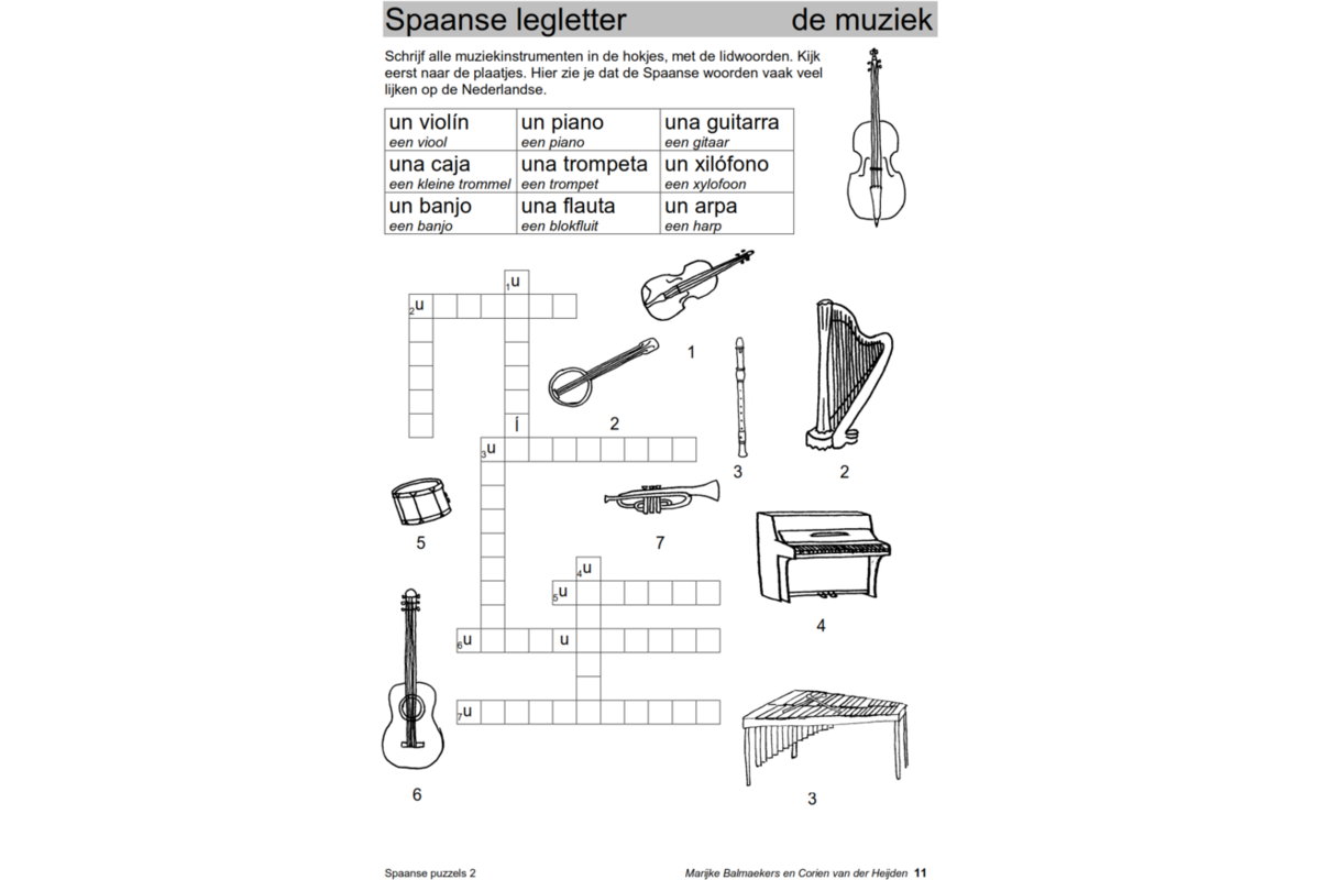 Spaanse puzzels 2 (5 stuks)
