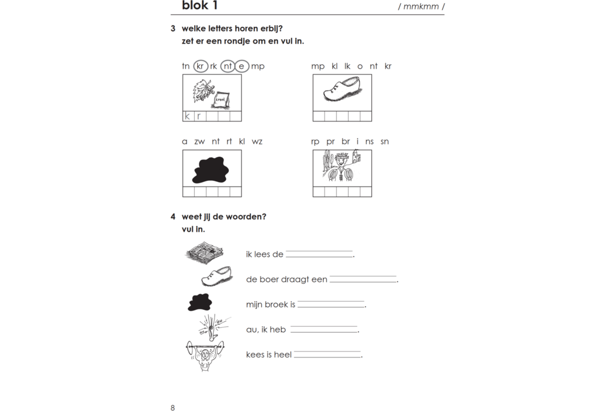 Blokboek spelkwartier A groep 3 - 4 (5 stuks)