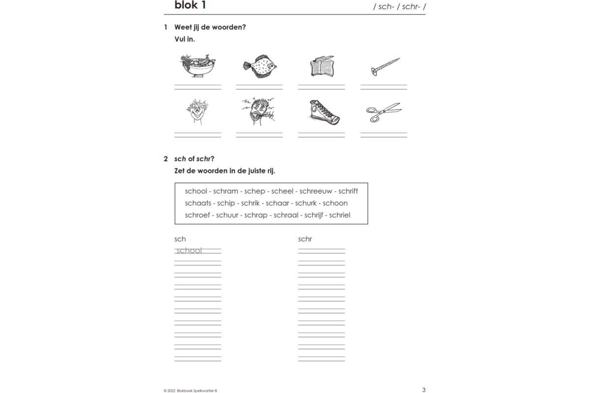 Blokboek spelkwartier B groep 4 - 5 (5 stuks)