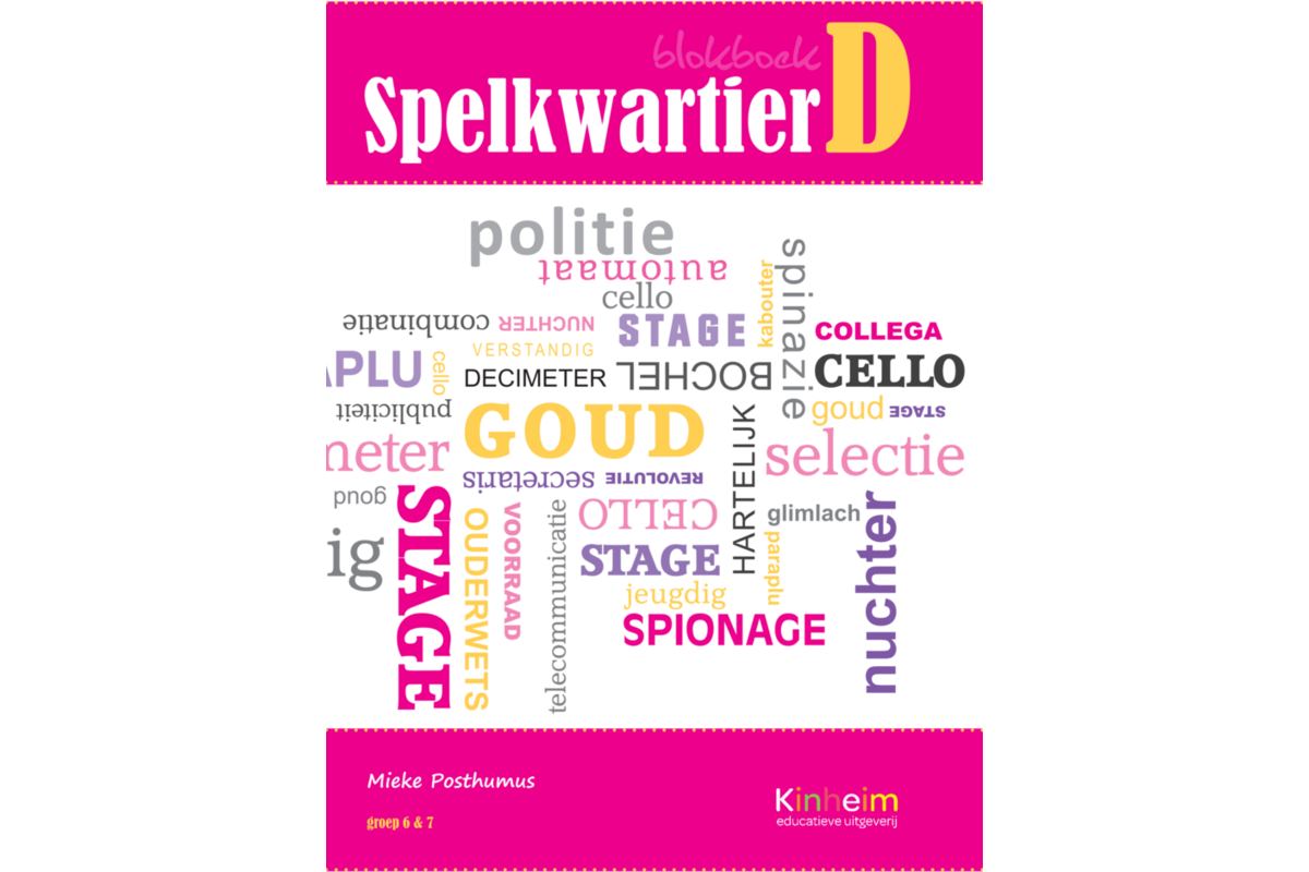 Blokboek spelkwartier D groep 6 - 7 (5 stuks)