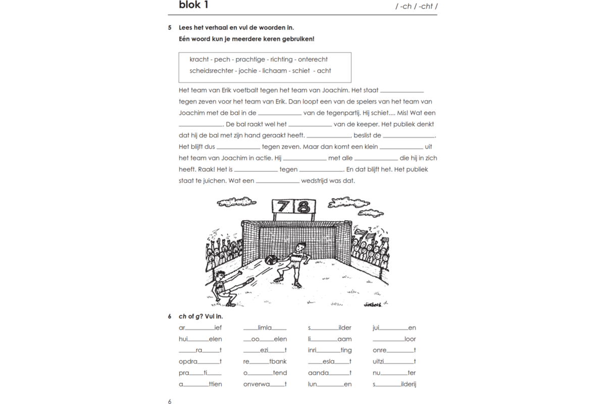Blokboek spelkwartier D groep 6 - 7 (5 stuks)
