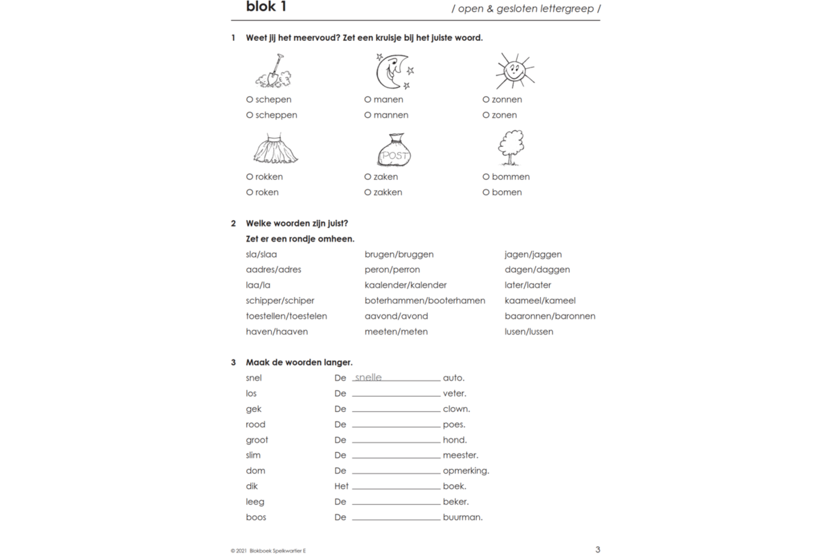Blokboek spelkwartier E groep 7 - 8 (5 stuks)