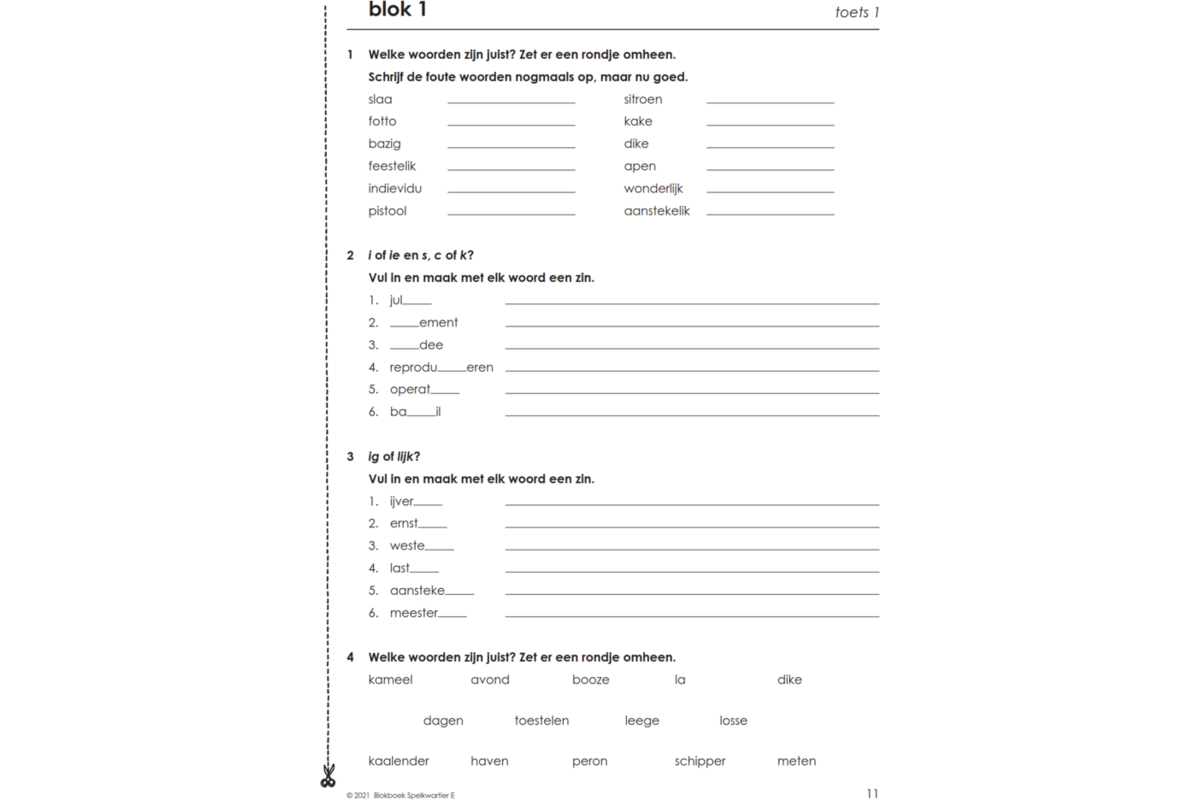 Blokboek spelkwartier E groep 7 - 8 (5 stuks)
