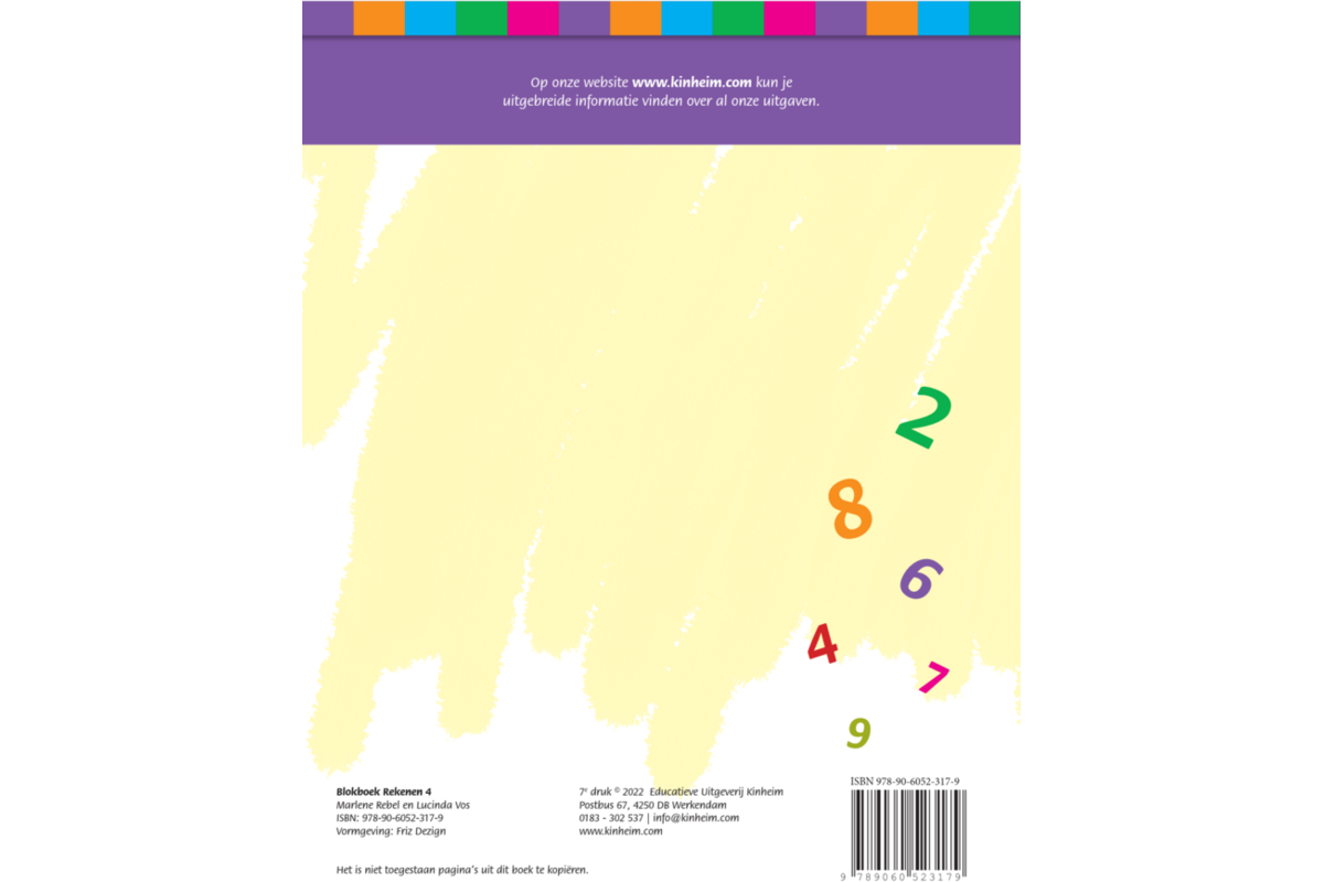Blokboek rekenen groep 4 (5 stuks)