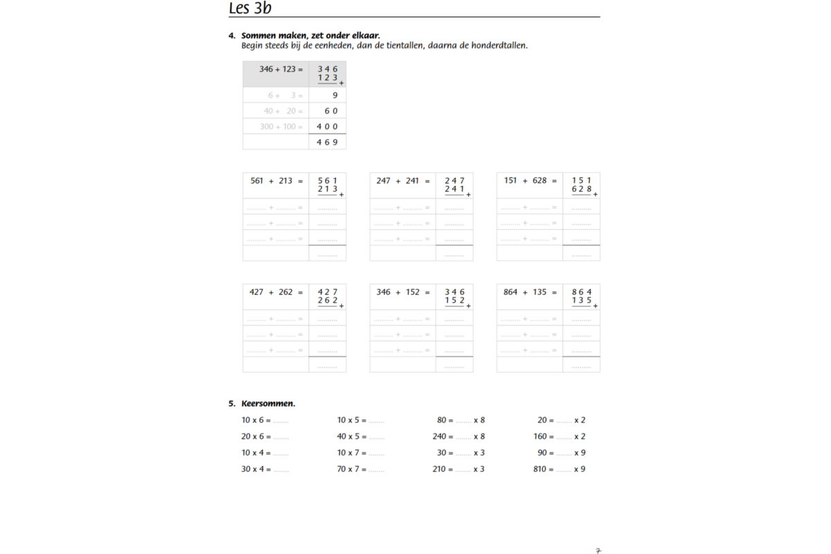 Blokboek rekenen groep 6 (5 stuks)