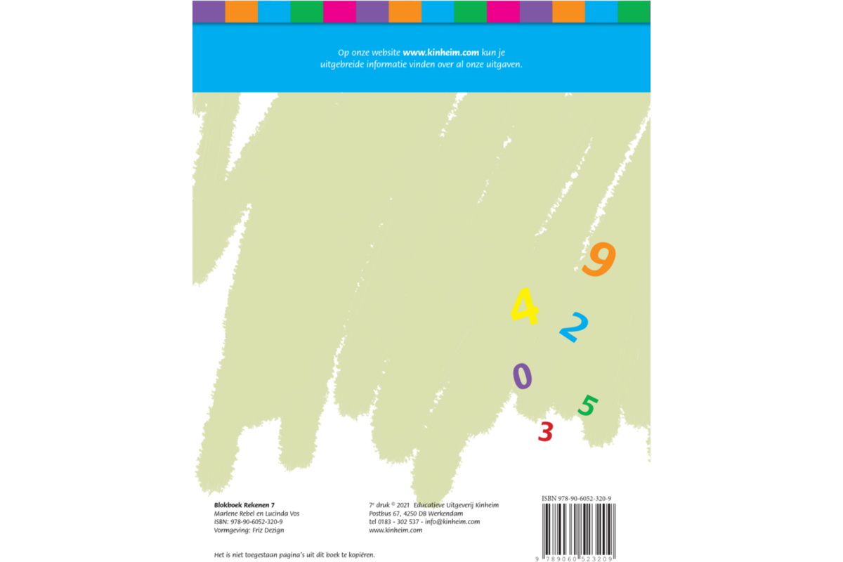 Blokboek rekenen groep 7