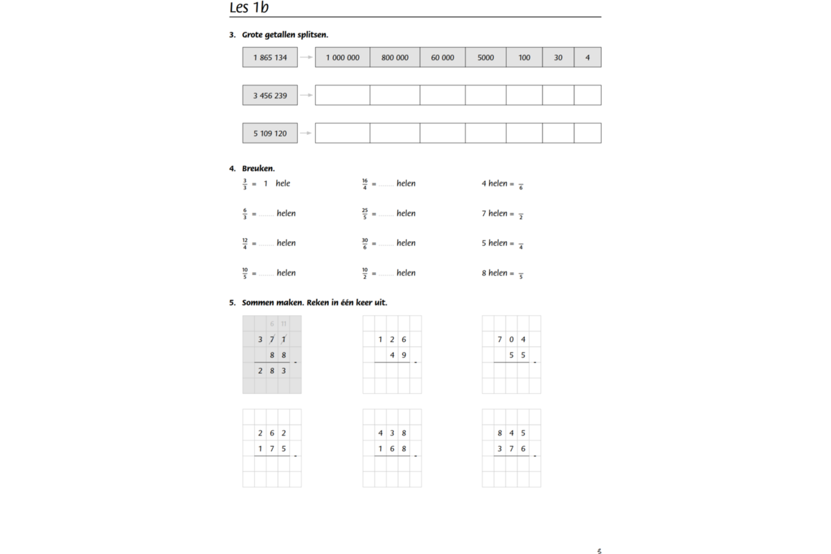Blokboek rekenen groep 7