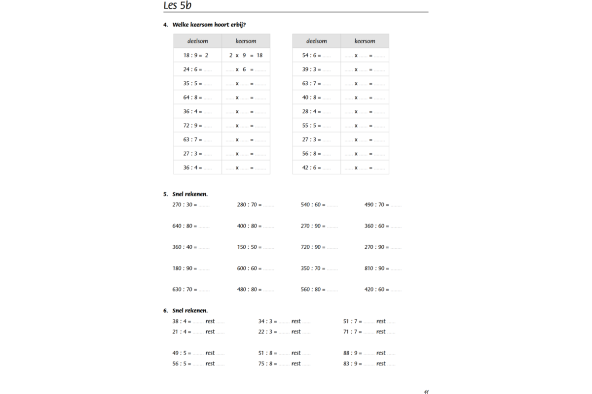 Blokboek rekenen groep 7