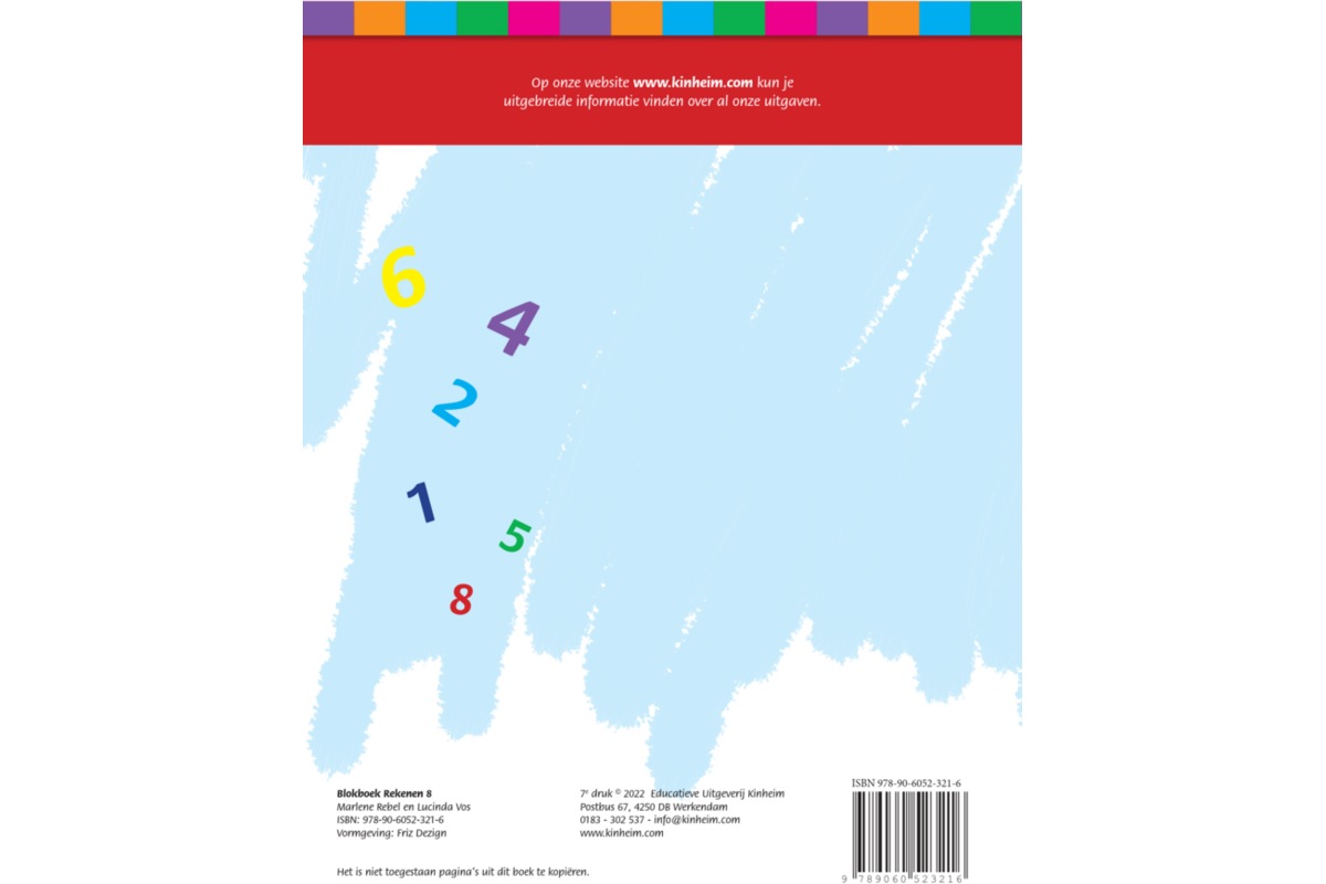 Blokboek rekenen groep 8 (5 stuks)