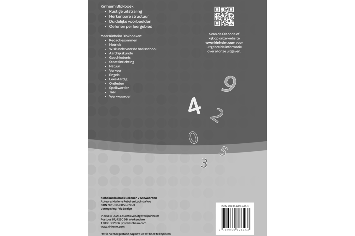 Blokboek rekenen groep 7 antwoorden