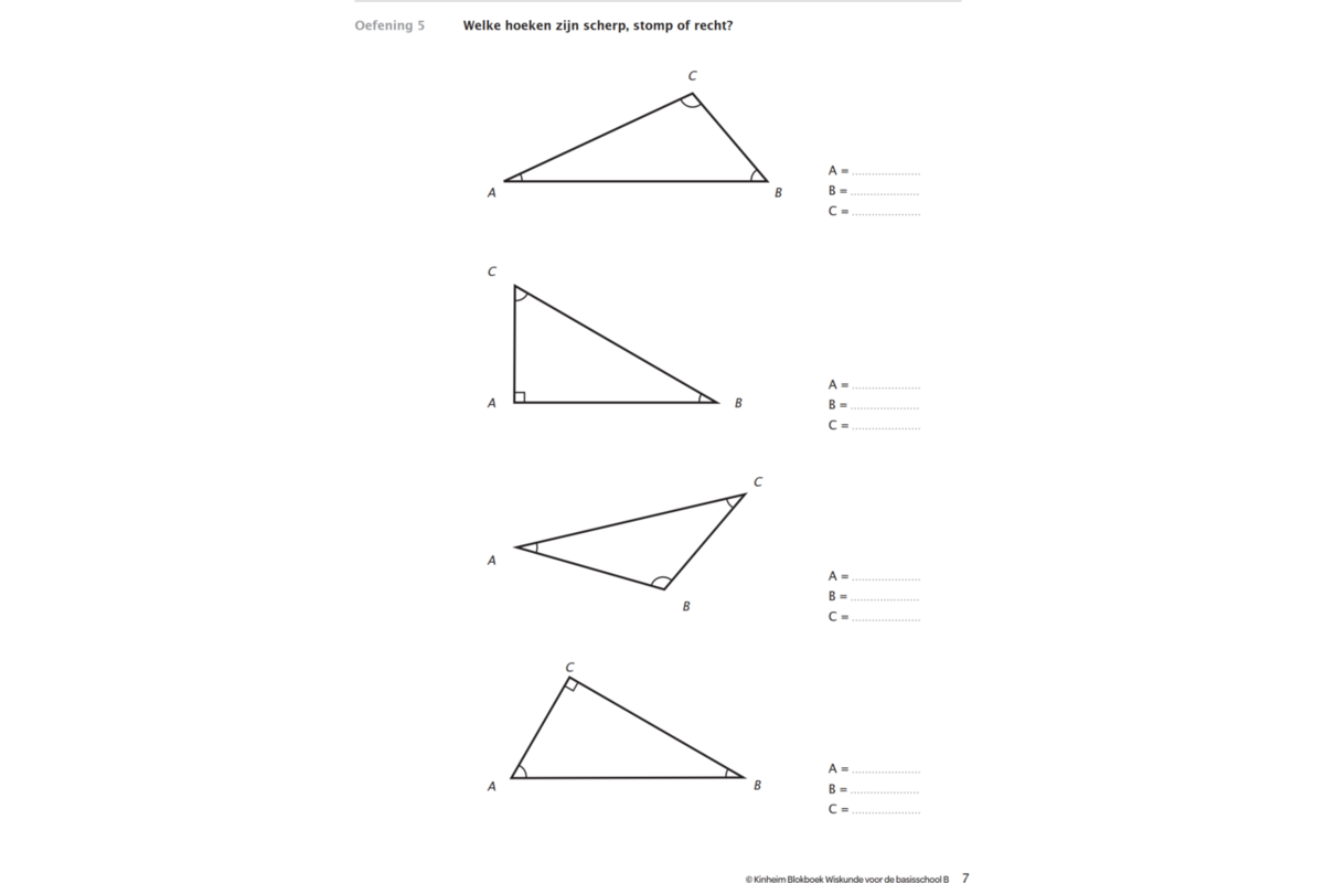 Blokboek Wiskunde voor de Basisschool B (5 stuks)