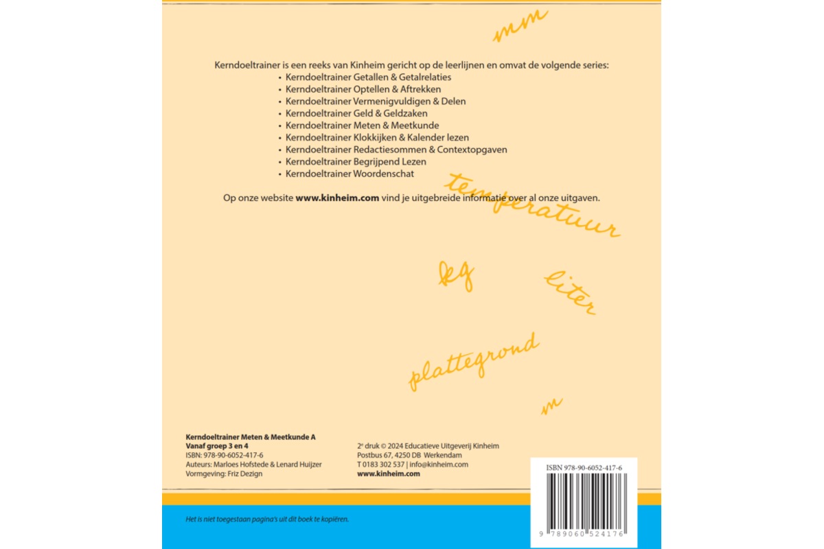 Kerndoeltrainer Meten & Meetkunde A (5 stuks)