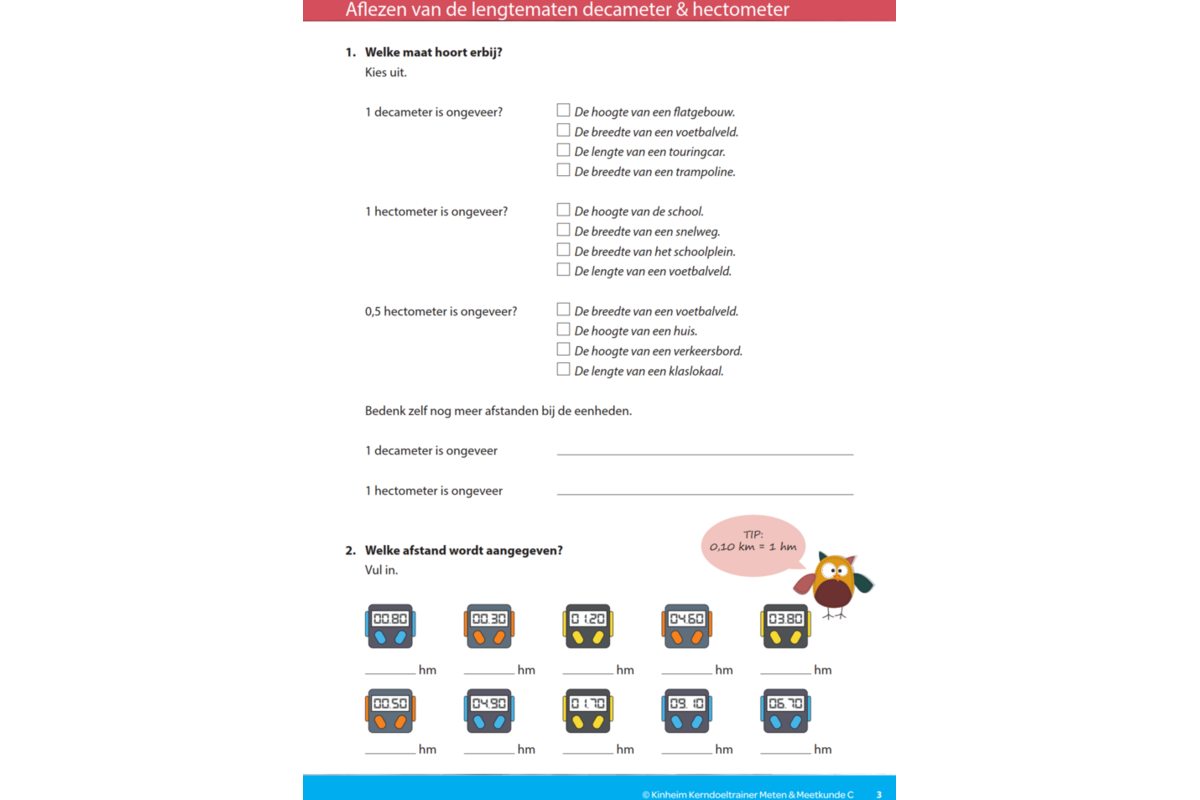 Kerndoeltrainer Meten & Meetkunde C (5 stuks)
