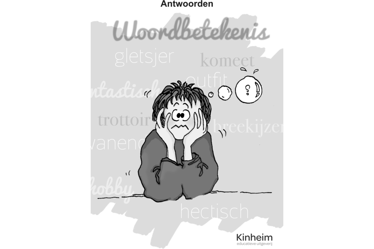 Woordbetekenis Antwoorden