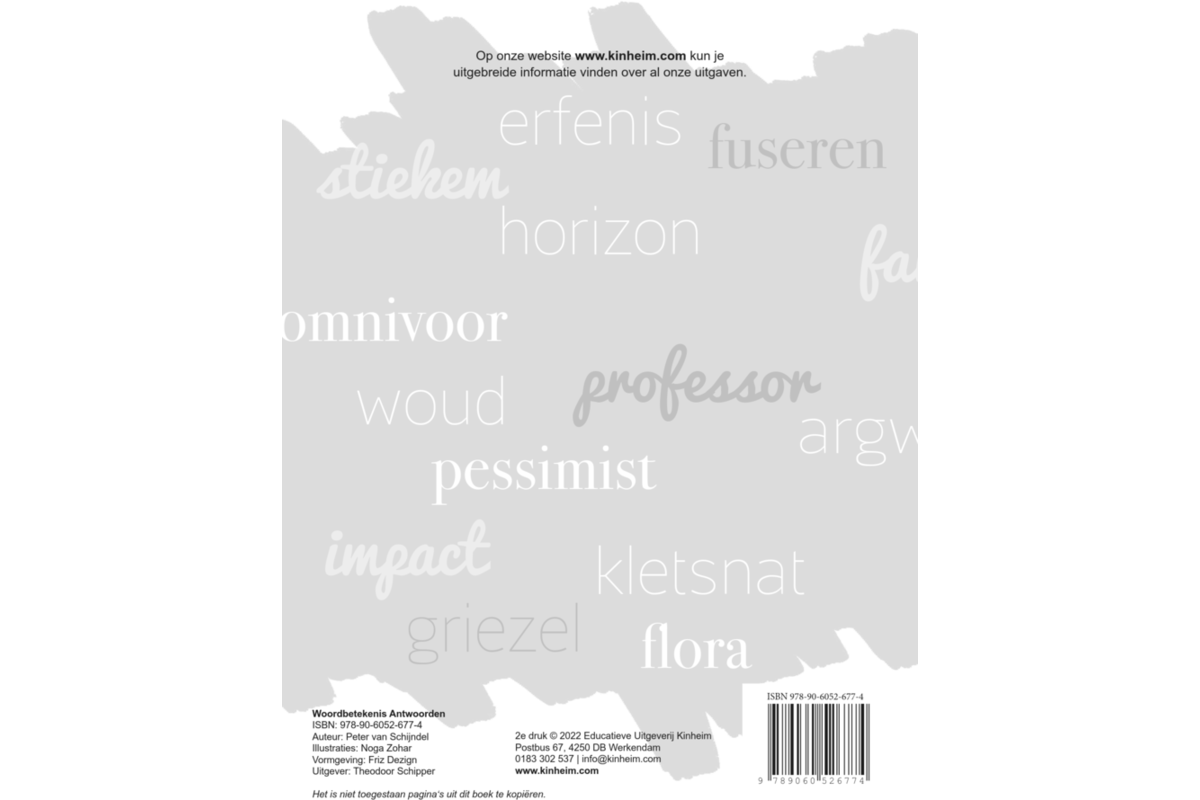 Woordbetekenis Antwoorden