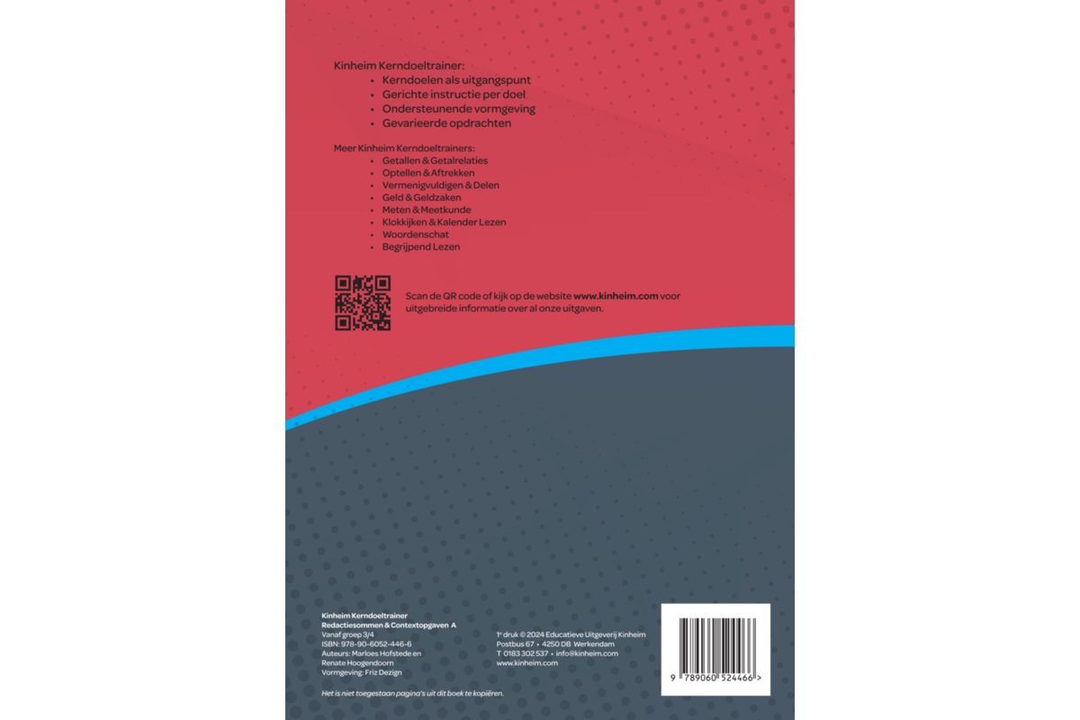 Kerndoeltrainer Redactiesommen & Contextopgaven A (5 stuks)