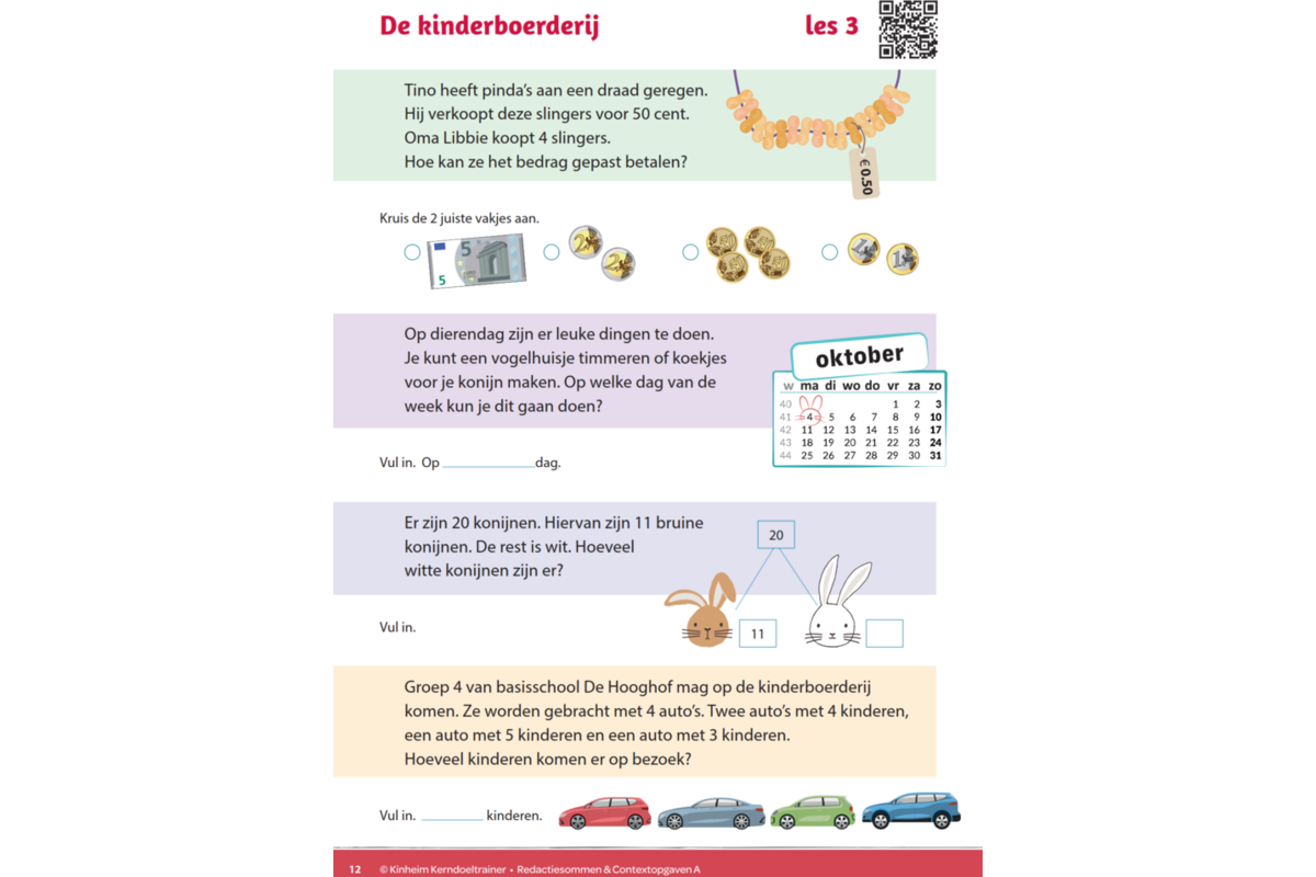 Kerndoeltrainer Redactiesommen & Contextopgaven A (5 stuks)