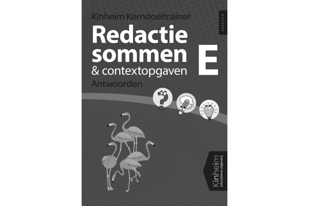 Kerndoeltrainer Redactiesommen & Contextopgaven E antwoorden