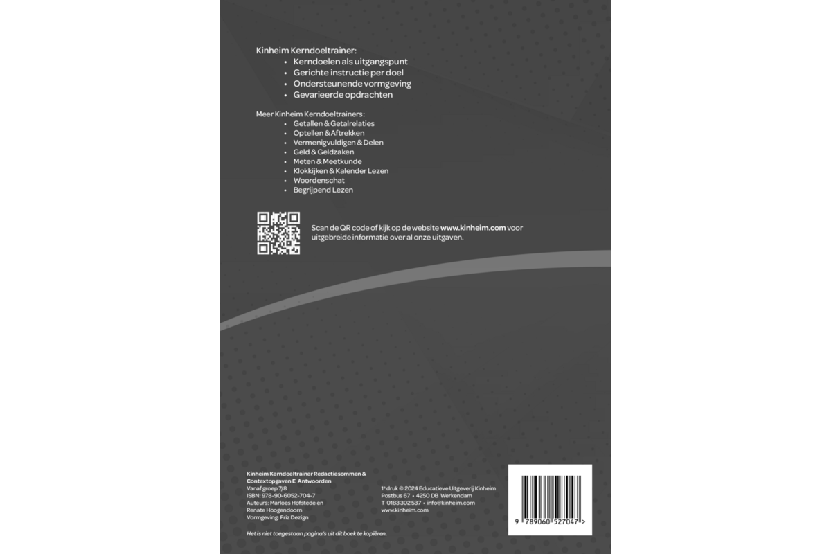 Kerndoeltrainer Redactiesommen & Contextopgaven E antwoorden