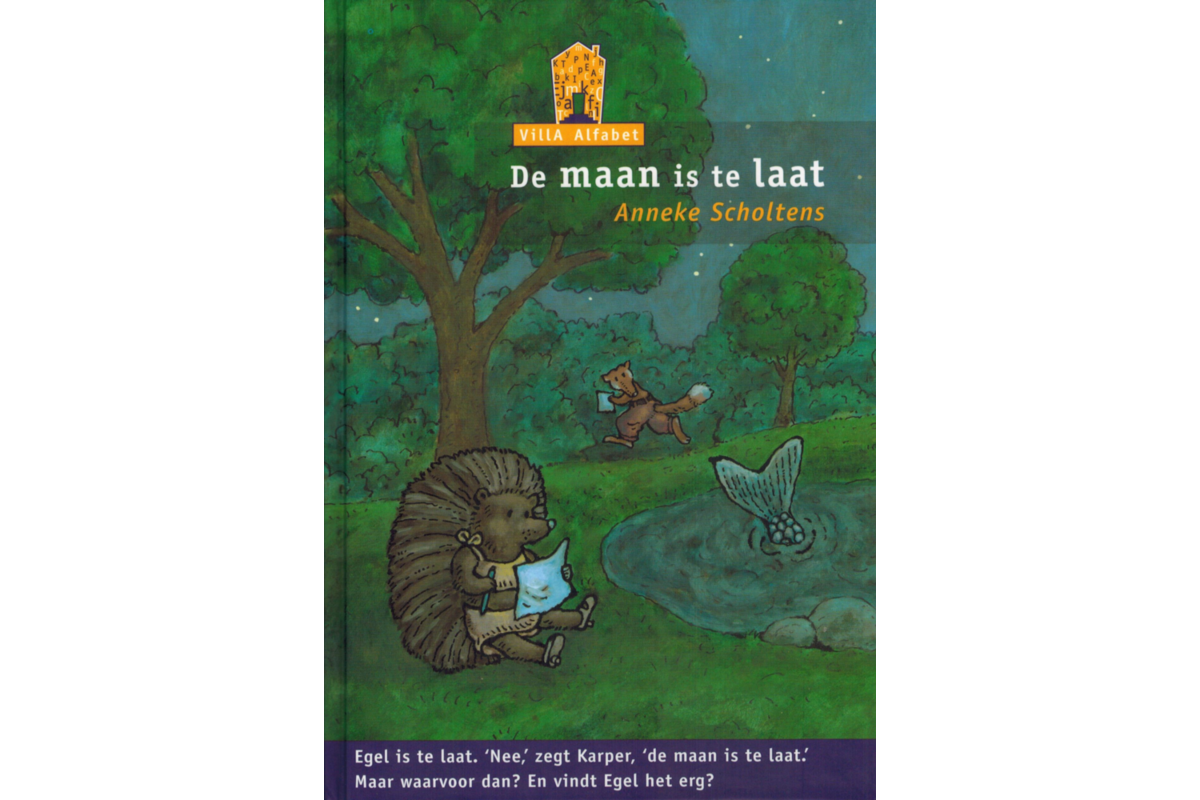 Villa alfabet oranje 3 - Maan is te laat
