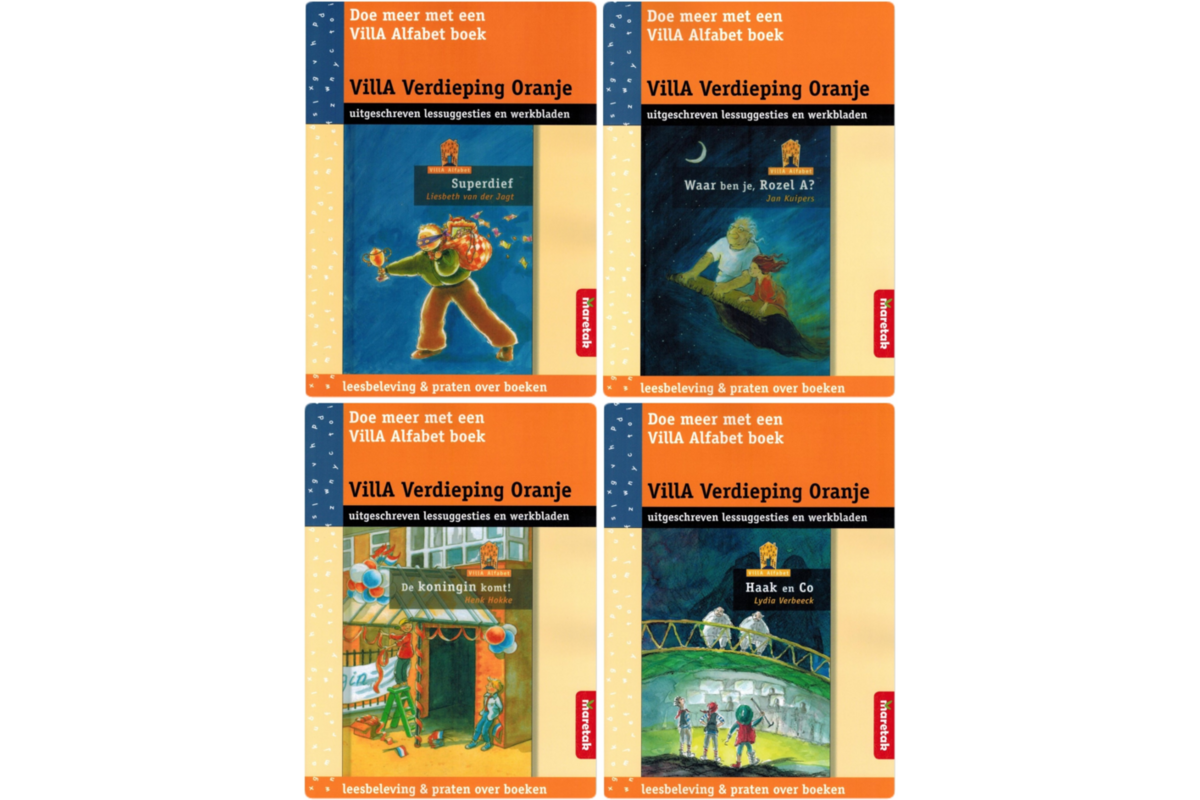 Villa alfabet oranje 2 verdieping boeken (losbladig)