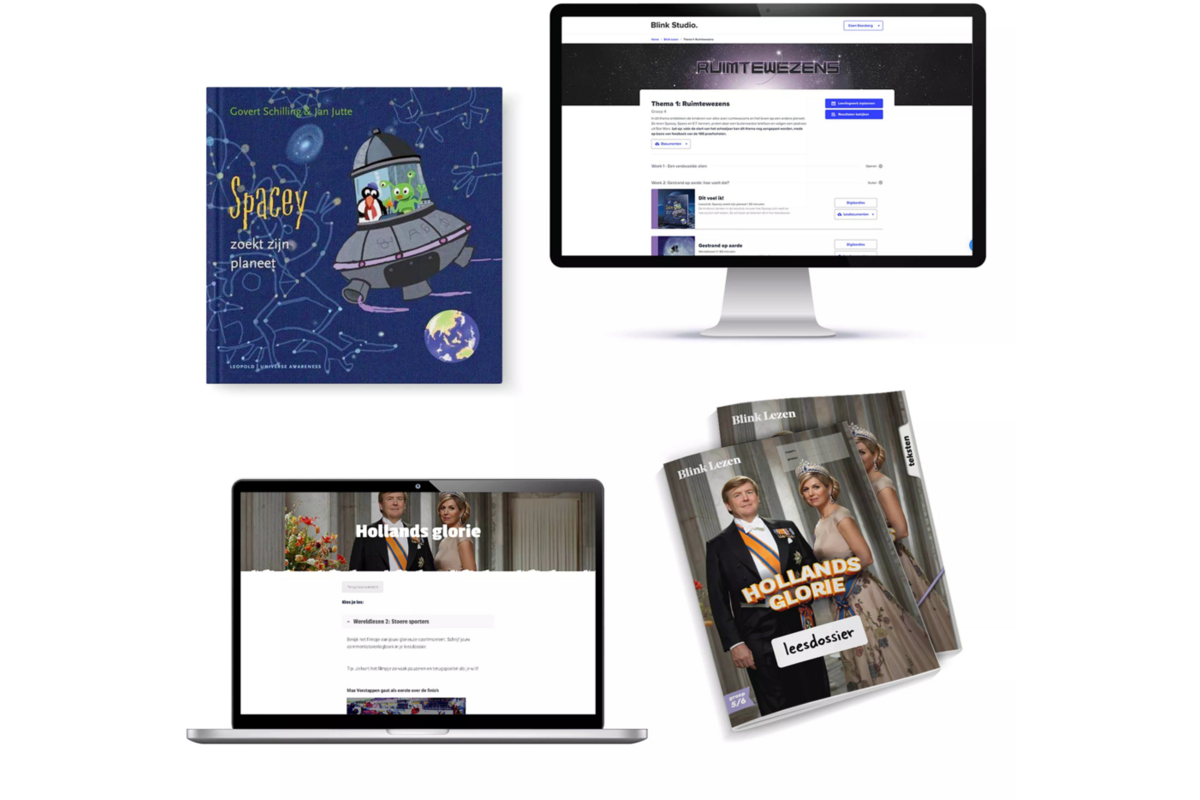 Blink Lezen Leerpakket LEERKRACHT combinatiegroep 4/5 - jaar 1