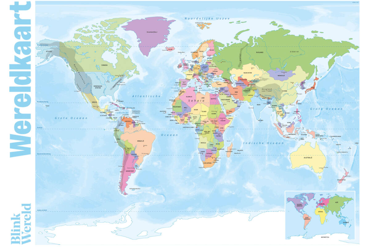 Blink Wereld wereldkaart