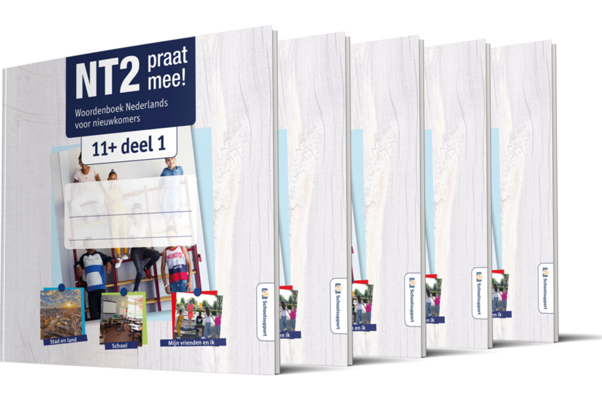 NT2, Praat mee!, woordenboekje Nederlands 1 (11+), set 5st.