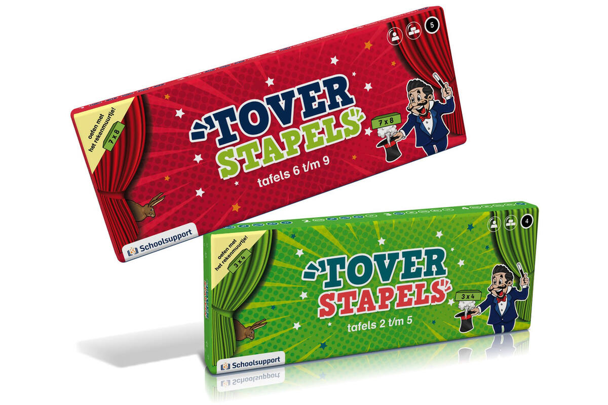 Toverstapels tafels 2 t/m 9