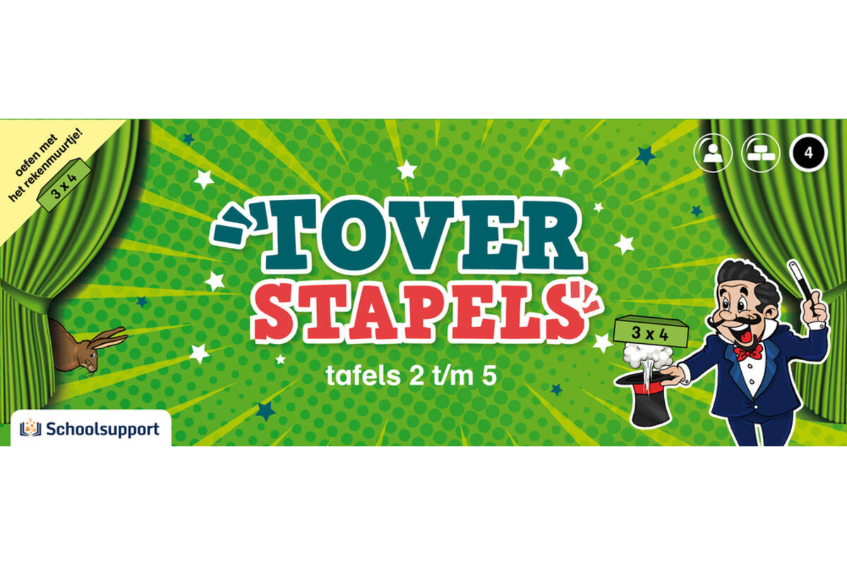 Toverstapels tafels 2 t/m 5
