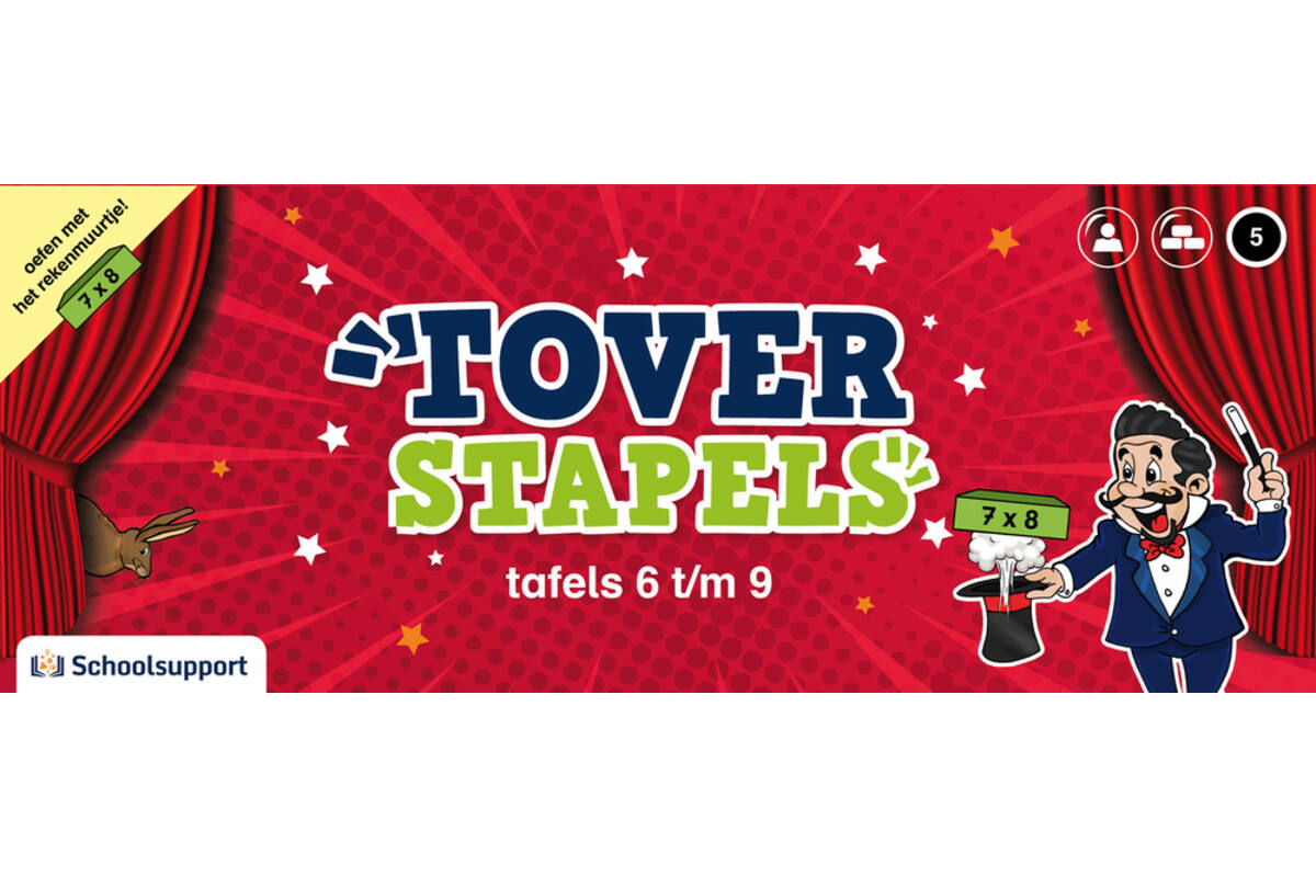 Toverstapels tafels 6 t/m 9