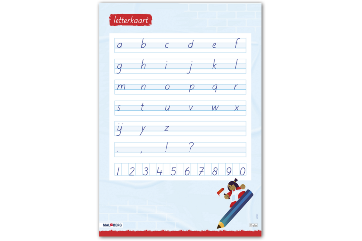 Klinkers 2 Letterposter blokschrift