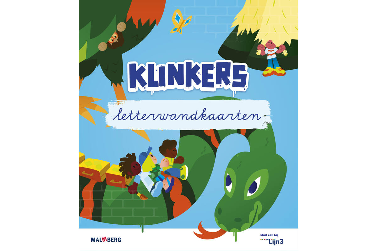 Klinkers 2 groep 3 Letterwandkaartjes verbonden schrift