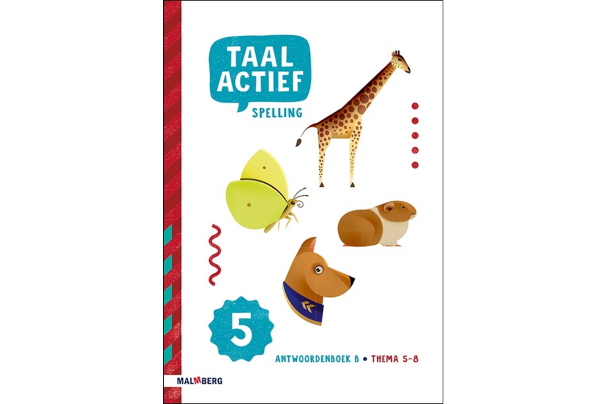 Taal actief 5 Spelling antwoordenboek B groep 5