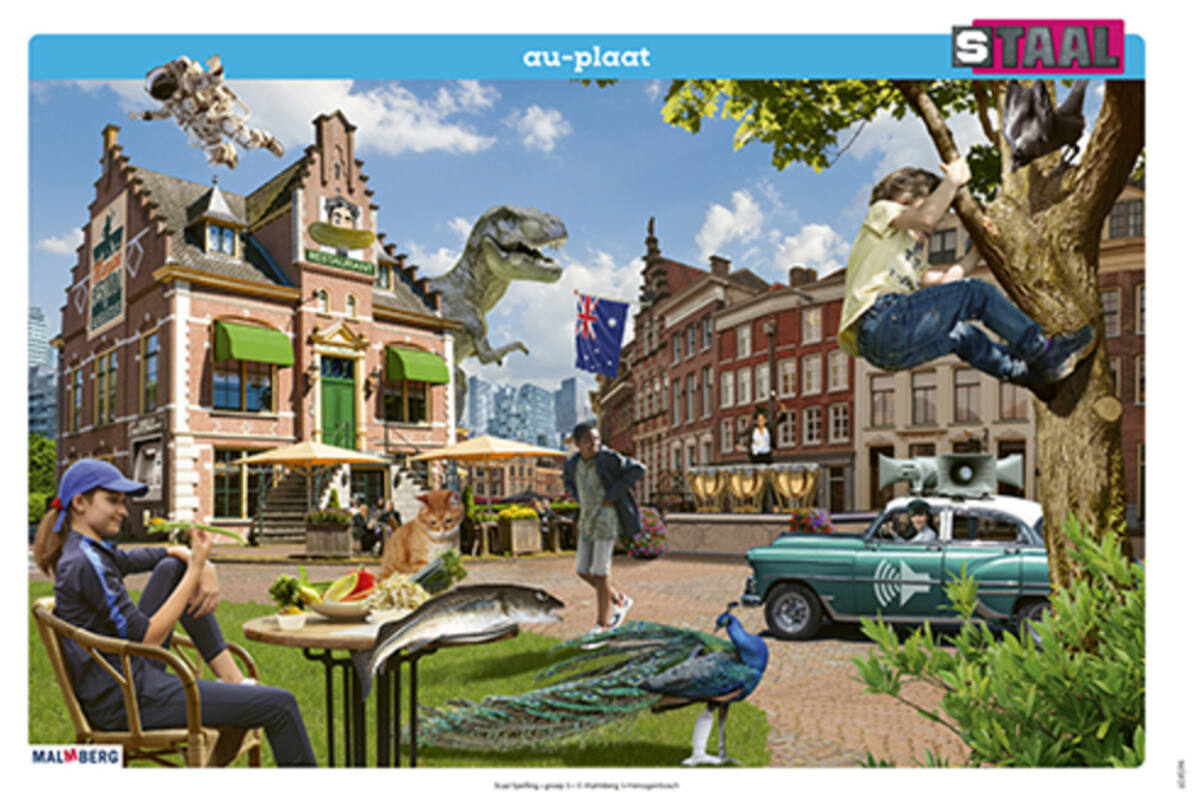 Staal 2 Spelling groep 5 posterset (50x70 cm)
