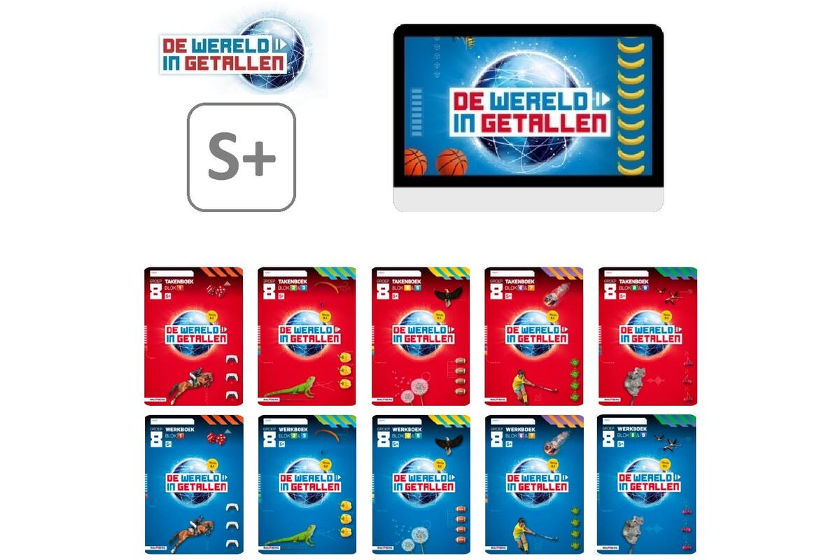 De wereld in getallen 5.1 Leerpakket S+ groep 8 - BASIS PAPIER