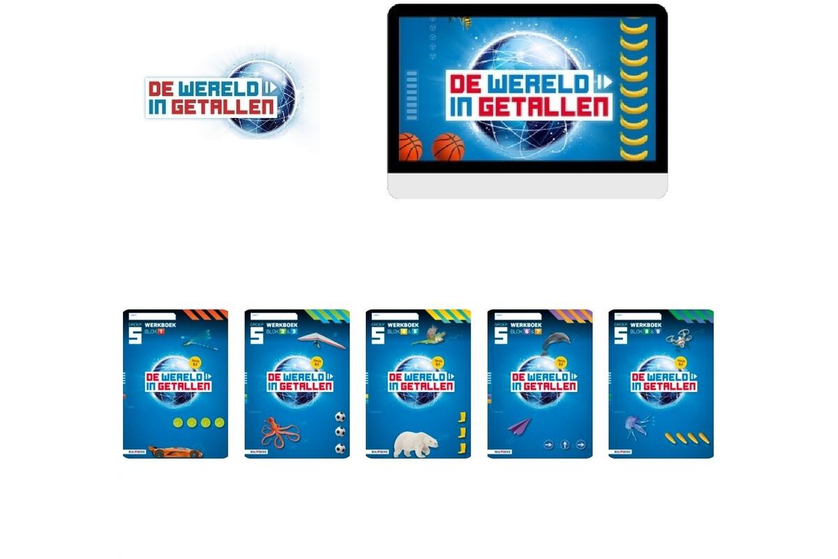 De wereld in getallen 5.1 Leerpakket groep 5 - BASIS PAPIER / DIGITAAL OEFENEN & AUTOMATISEREN