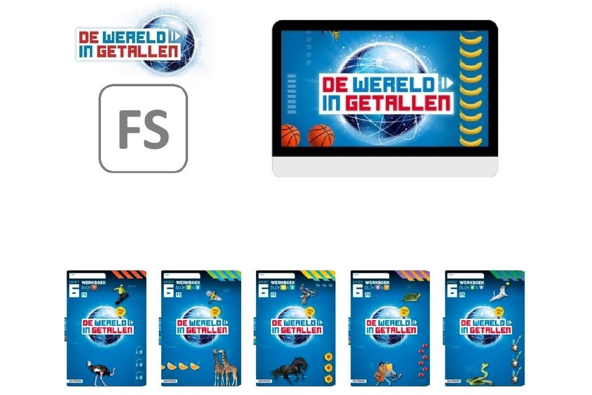 De wereld in getallen 5.1 Leerpakket FS groep 6 - BASIS PAPIER / DIGITAAL OEFENEN & AUTOMATISEREN